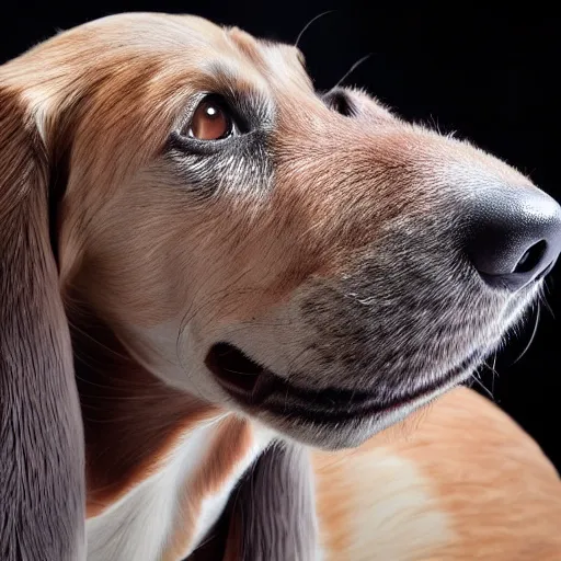 Prompt: A saluki dog wearing a turtleneck