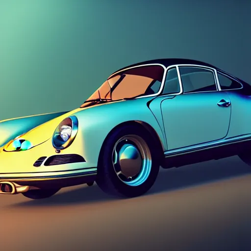 Image similar to 50s porsche, dynamic photograph, motion blur :: studio ghibli, beeple and James Gilleard and Justin Gerard :: ornate, dynamic, particulate, rich colors, intricate, elegant, highly detailed, centered, artstation, smooth, sharp focus, octane render, 3d