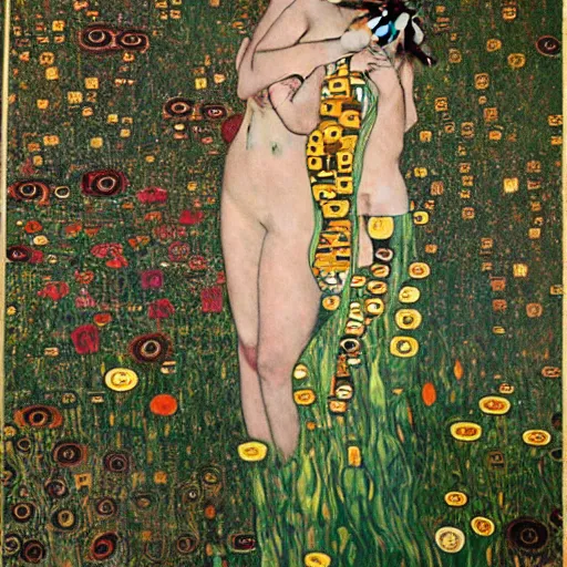Prompt: Ophelia reimagined by Klimt 6