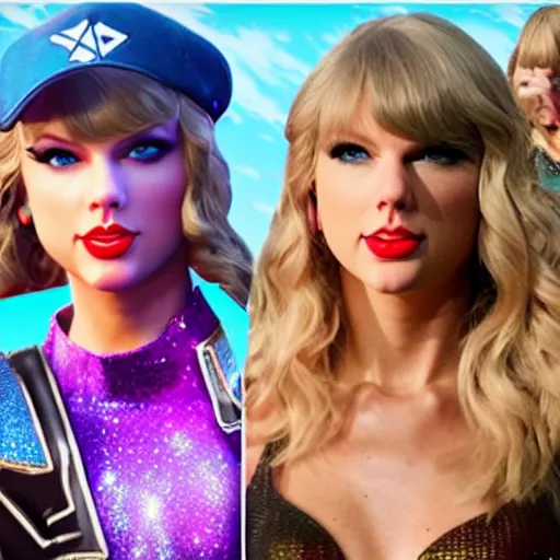 Image similar to Taylor swift in Fortnite