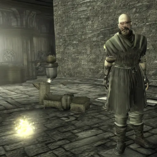 Image similar to Walter White in Dark Souls, screenshot
