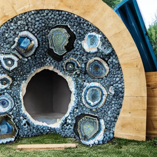 Image similar to Geode portal in a space