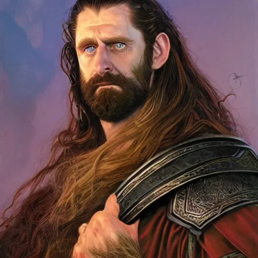 Image similar to Thorin Oakenshield by Mark Brooks, Donato Giancola, Victor Nizovtsev, Scarlett Hooft, Graafland, Chris Moore