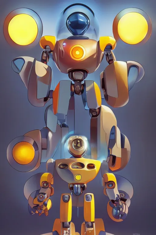 Image similar to metabots medabots medarotto medarot robot minimalist comics, behance hd by jesper ejsing, by rhads, makoto shinkai and lois van baarle, ilya kuvshinov, rossdraws global illumination ray tracing hdr radiating a glowing aura