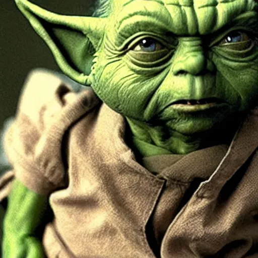 Image similar to steve buscemi as yoda.