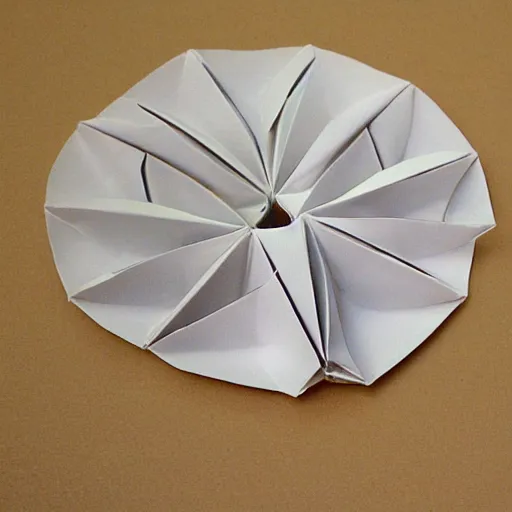 Image similar to origami spherical wind diatom