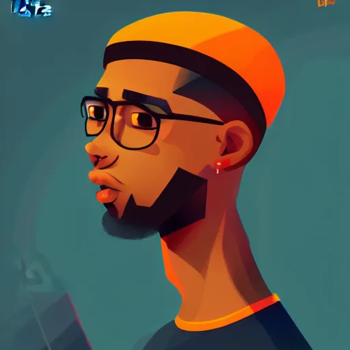 Image similar to 2 d character design, male rapper, vector art, digital art, portrait, 4 k, 8 k, sharp focus, smooth, illustration, concept art, music artist