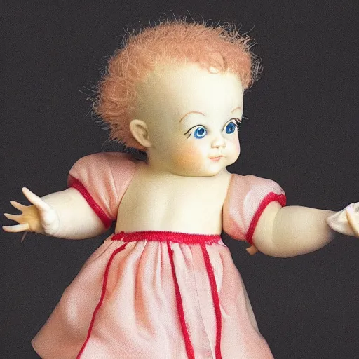 Prompt: Kewpie Doll Classical Composer