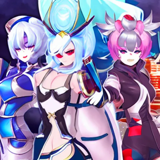 Image similar to honkai impact characters