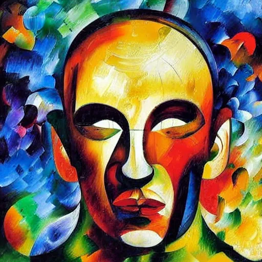 Image similar to a painting by daleonid afremov by johannes itten by dali