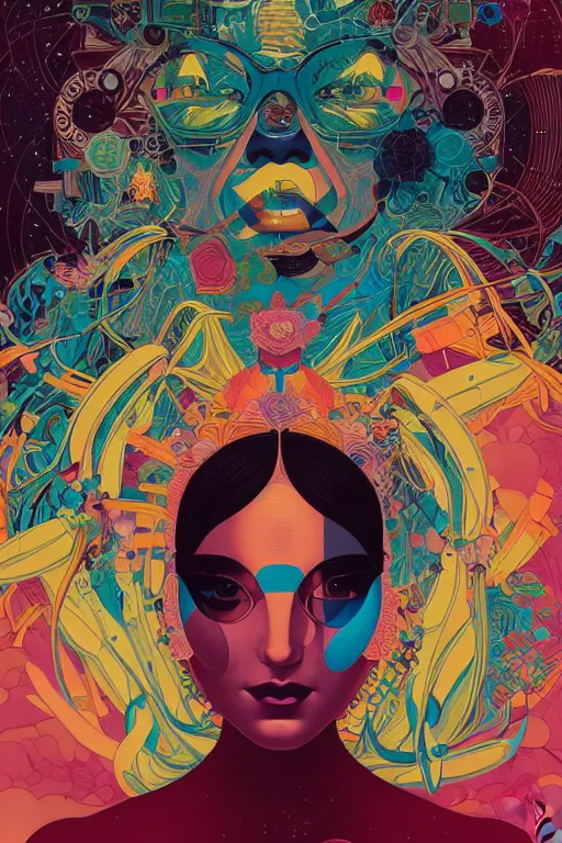 Image similar to portrait of godel's completeness theorem, by tristan eaton, victo ngai, peter mohrbacher, artgerm,