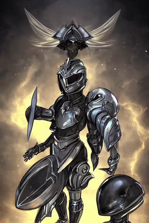 Image similar to helmet armor guardian destiny in witch queen illumination ray tracing hdr fanart arstation by sung choi robot ninja mask and eric pfeiffer and gabriel garza and casper konefal