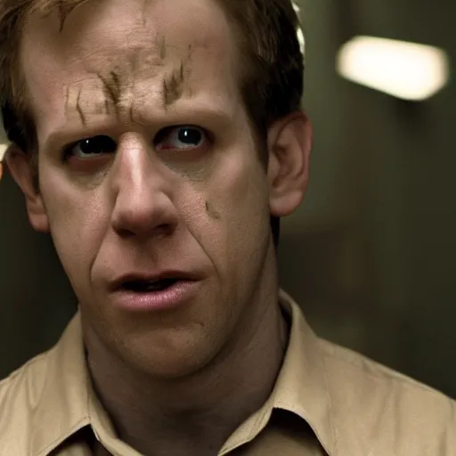 Image similar to close up photo of toby flenderson in silent hill streets, highly detailed, 4 k