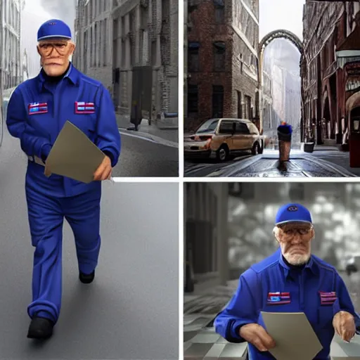 Prompt: hyperrealistic dslr film still of david letterman disguised as usps postal worker, delivering mail, stunning 8 k octane comprehensive 3 d render, inspired by istvan sandorfi & greg rutkowski & unreal engine, perfect symmetry, dim volumetric cinematic lighting, extremely hyper - detailed, incredibly real lifelike attributes & flesh texture, intricate, masterpiece, artstation, stunning