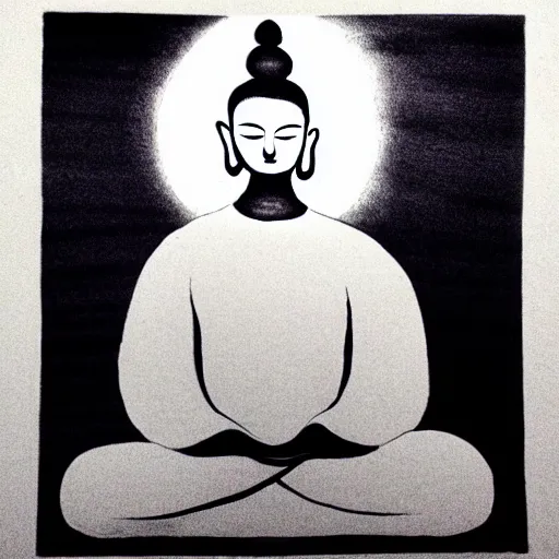 Image similar to zen, ink