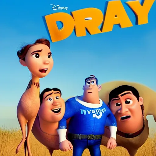 Image similar to pixar movie about drake