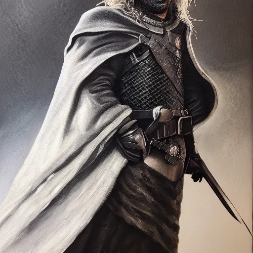 Image similar to sigel of the nights watch, incredibly detailed oil painting, high octane, trending on artstation, incredible fineline, regal, fine art museum piece, drum scanner