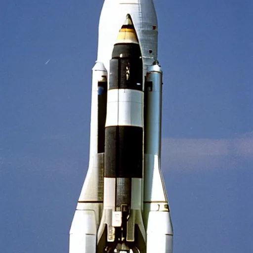 Image similar to saturn v with space shuttle on launch padat nasa's kennedy space center ( ksc ) in florida