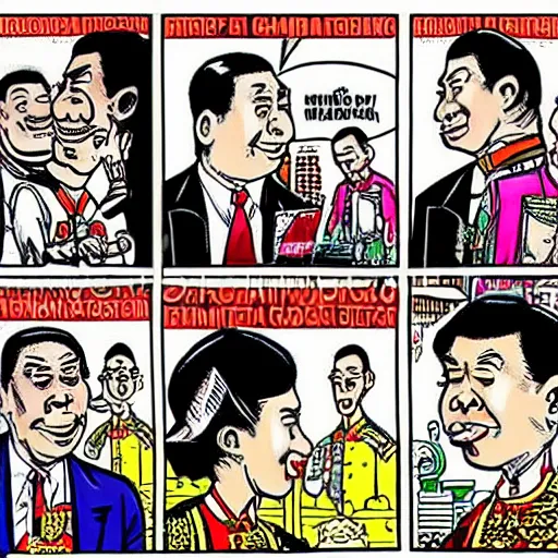 Image similar to King of Thailand appears in Robert Crumb cartoon