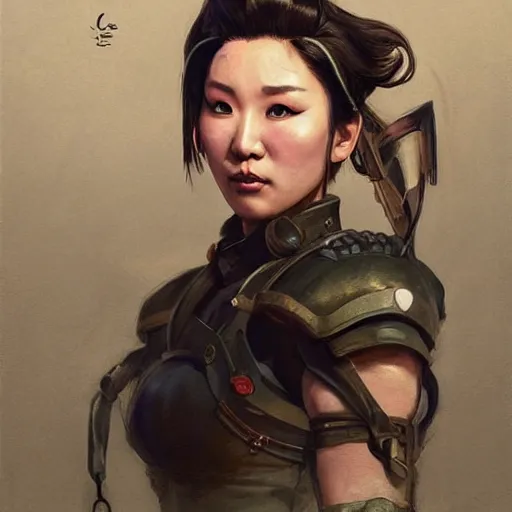 Prompt: portrait of chun - li, colourised, face portrait, epic, tragic, military art, fantasy, dieselpunk, hd shot, digital portrait, beautiful, artstation, comic style, by artgerm, guy denning, jakub rozalski, magali villeneuve and charlie bowater