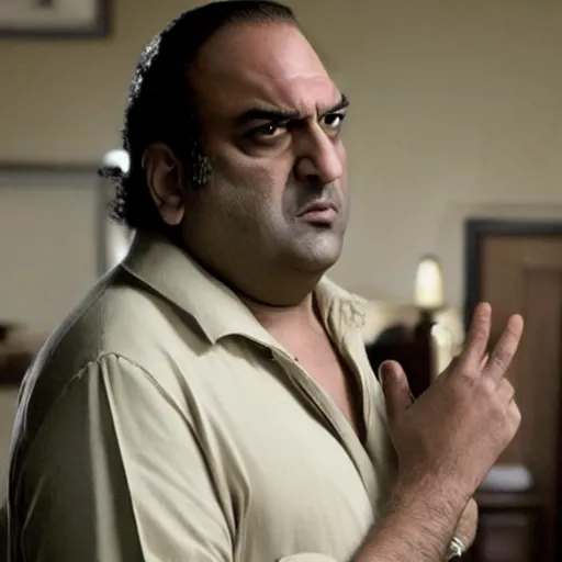 Image similar to Indian tony soprano, film still