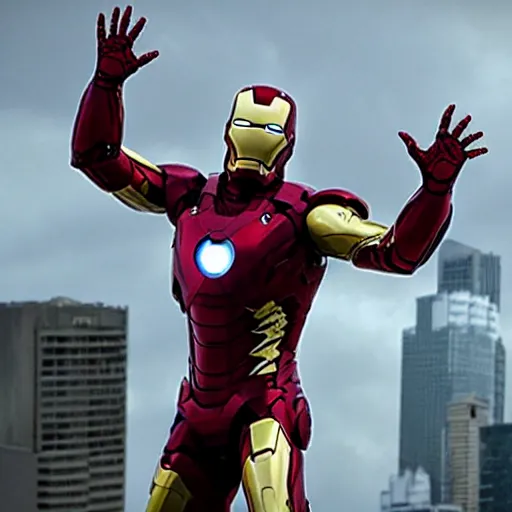 Image similar to Matthew McConaughey as Iron Man