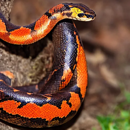 Image similar to fiery snake eating its tail