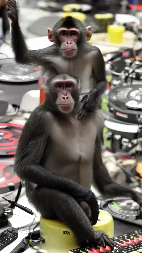 Image similar to monkey dj