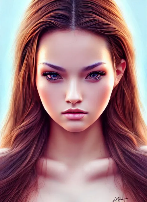 Image similar to a gorgeous female photo, professionally retouched, realistic, smooth face, perfect eyes, symmetrical, full body shot, wide angle, sharp focus, 8 k high definition, insanely detailed, intricate, elegant, art by artgerm