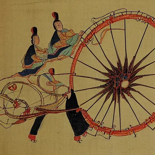 Image similar to perpetual motion made in tang dynasty