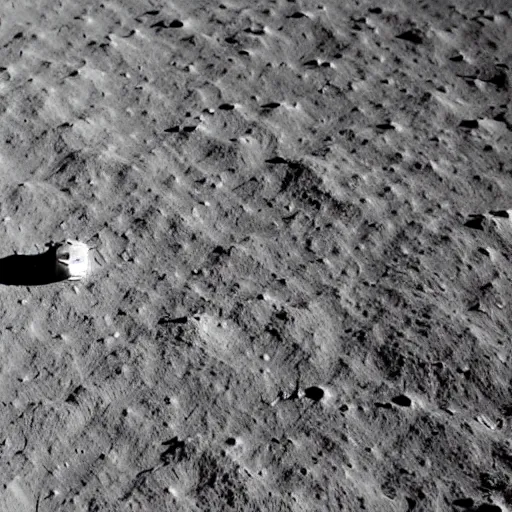 Image similar to where's wally, on the moon