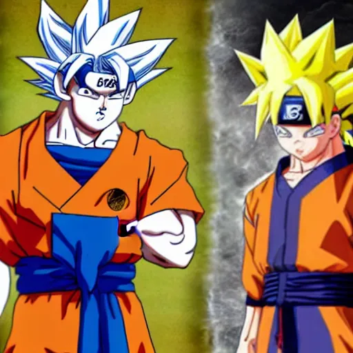 Goku Luffy Naruto  Anime dragon ball super, Anime crossover, Anime dragon  ball