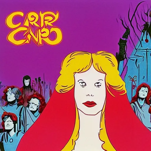 Prompt: Carrie (1976), 1980s Saturday morning cartoon