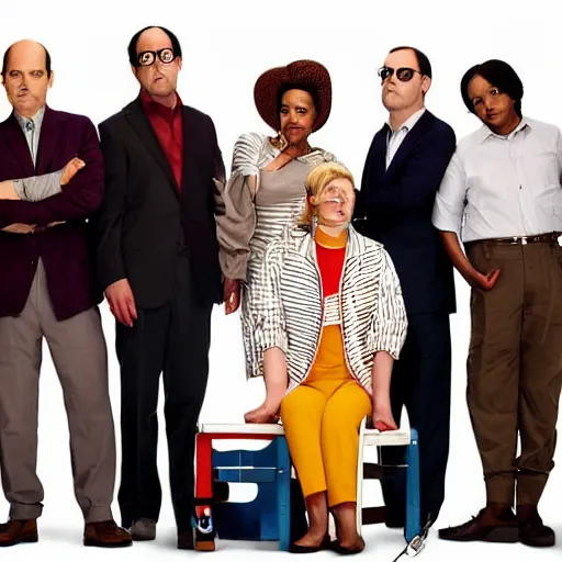 Prompt: the cast of arrested development in a promo shot