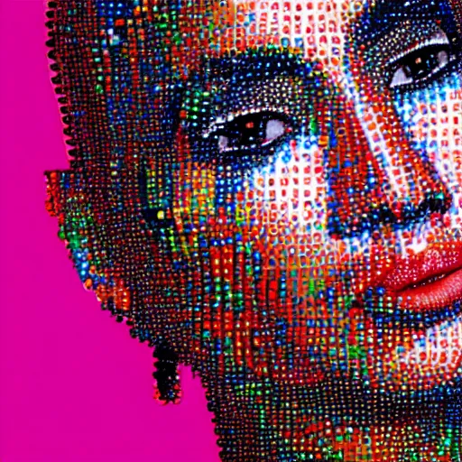 Image similar to j - lo made of jello, portrait photography