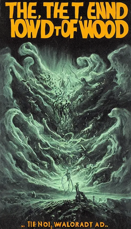 Image similar to the end of the world, by h. p. lovecraft