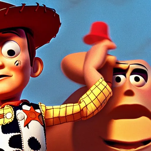 Prompt: Michael as Woody in Toy Story (1995)