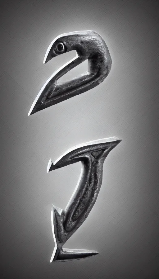 Image similar to hyper realistic 3 d render logoeye of horus making the letter k media kit