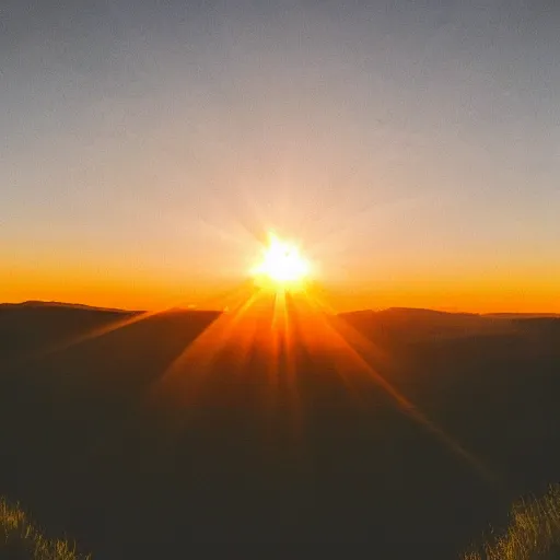 Prompt: sunset above countryside, beautiful landscape, high detail, instagram photo, professional dslr photo, creative composition, beautiful composition