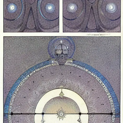 Image similar to eye of hours in the style of moebius, egypt