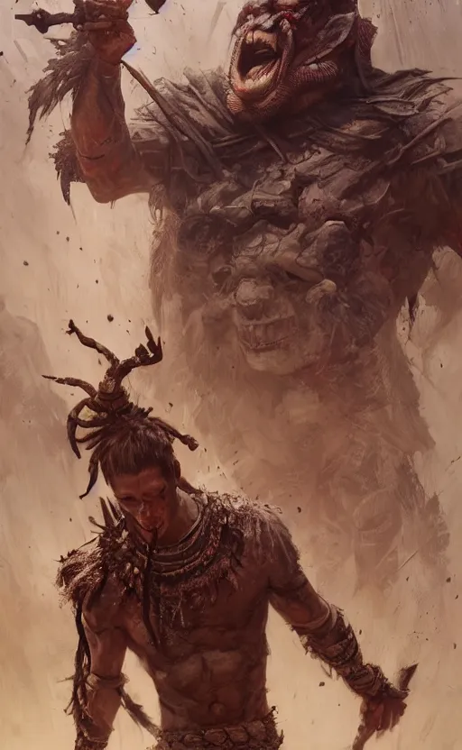 Image similar to tribal ritual in a village of death, front game card, drark, marvel comics, dark, intricate, highly detailed, smooth, artstation, digital illustration by ruan jia and mandy jurgens and artgerm and wayne barlowe and greg rutkowski and zdislav beksinski