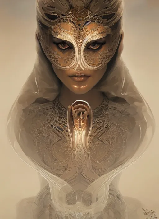 Image similar to symmetry!! sheeva, machine parts embedded into face, intricate, elegant, highly detailed, digital painting, artstation, concept art, smooth, sharp focus, illustration, art by artgerm and greg rutkowski and alphonse mucha, 8 k