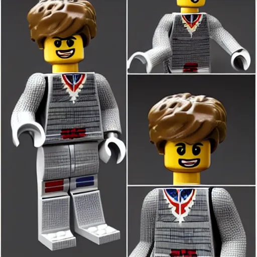 Image similar to willem dafoe as a lego figurine