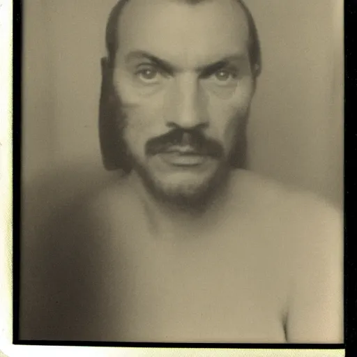 Image similar to polaroid of nameless one face shot by Tarkovsky