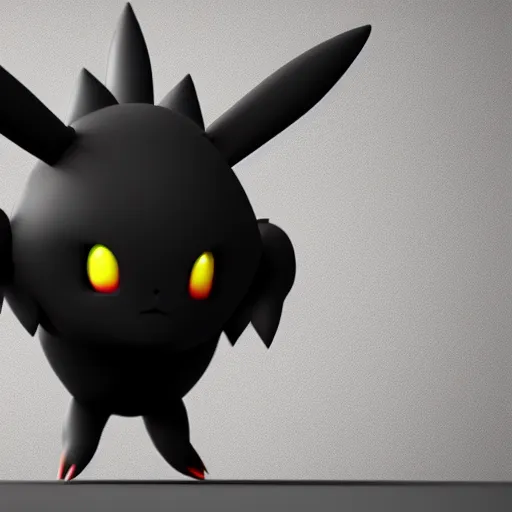 Prompt: dark pokemon , 3d render , octane , 8k