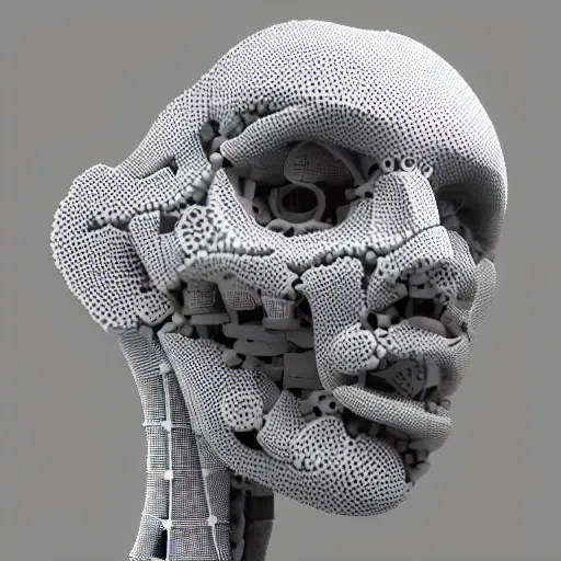 Image similar to large language model artificial intelligence. additive manufacturing