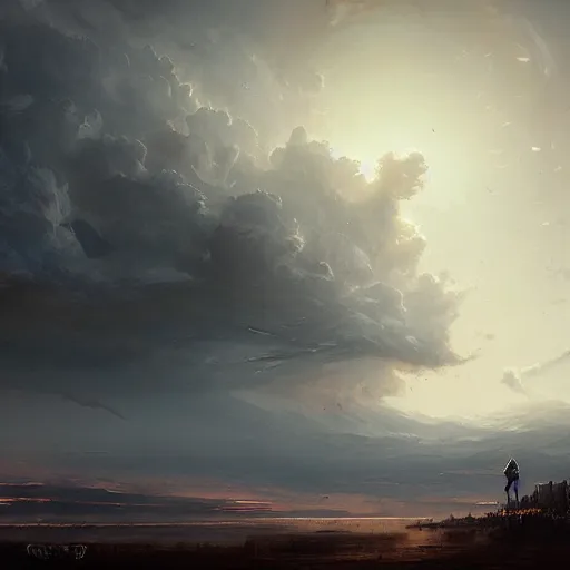 Image similar to apocalypse sky, by greg rutkowski