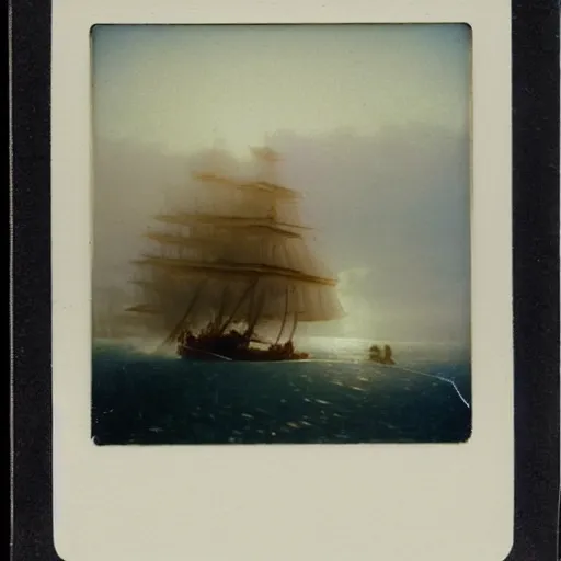 Prompt: polaroid by aivazovsky