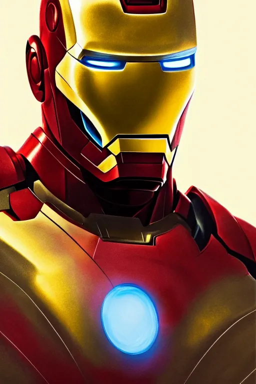 Image similar to Boris Johnson as Iron Man, realistic portrait, movie poster, symmetrical, highly detailed, digital painting, artstation, concept art, smooth, sharp focus, illustration, cinematic lighting, art by artgerm and greg rutkowski and alphonse mucha