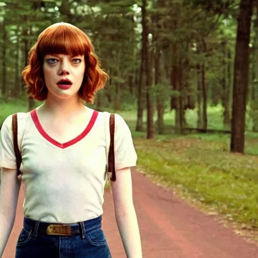 Image similar to Emma Stone in Stranger Things